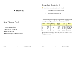 Chapter 11 Interest Rate Sensitivity - 1