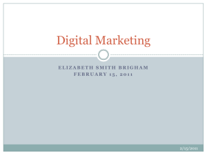 Digital Marketing 2/15/2011