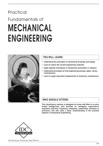 MECHANICAL ENGINEERING Practical Fundamentals of