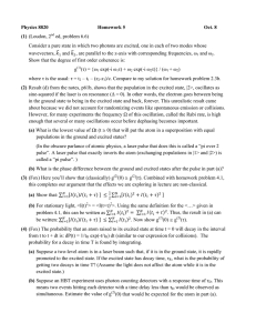 Physics 8820 Homework 5 Oct. 8 (1)