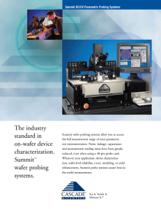 The industry standard in on-wafer device