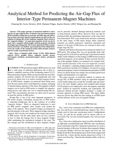 Analytical Method for Predicting the Air-Gap Flux of Interior-Type Permanent-Magnet Machines