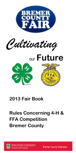 Cultivating Future  2013 Fair Book