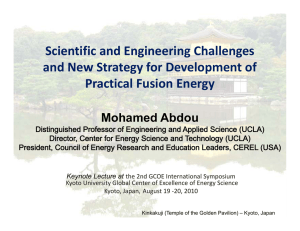 Scientific and Engineering Challenges  and New Strategy for Development of  gy p