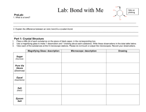 Lab: Bond with Me PreLab: