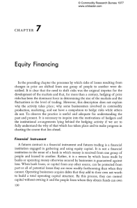 Equity Financing CHAPTER