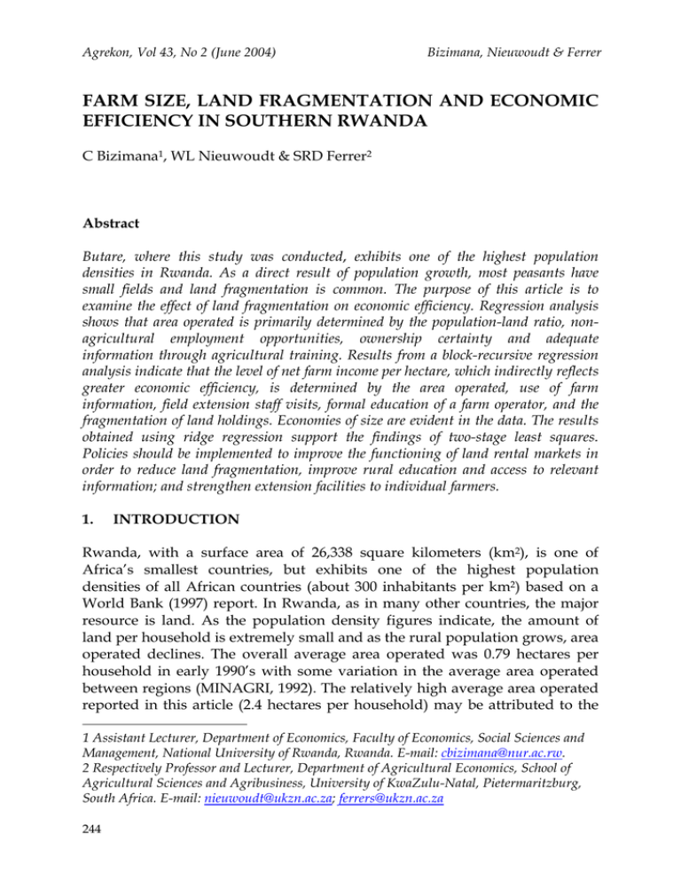 farm-size-land-fragmentation-and-economic-efficiency-in-southern-rwanda