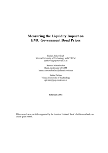 Measuring the Liquidity Impact on EMU Government Bond Prices