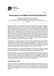 THE BALANCE OF PAYMENTS AND THE EXCHANGE RATE  EC2-019-I