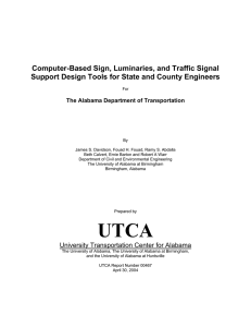 Computer-Based Sign, Luminaries, and Traffic Signal