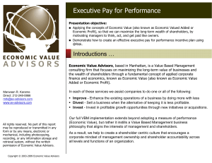 Executive Pay for Performance