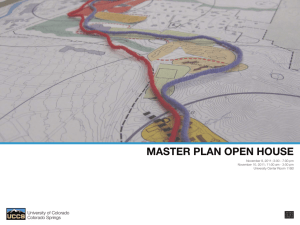 MASTER PLAN OPEN HOUSE November 9, 2011; 3:00 - 7:00 pm