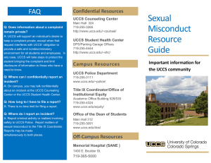 Sexual Misconduct Resource FAQ