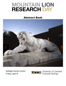 Abstract Book Gallogly Events Center Friday, April 8