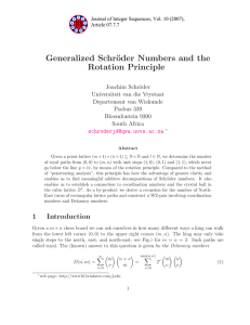 Generalized Schr¨ oder Numbers and the Rotation Principle