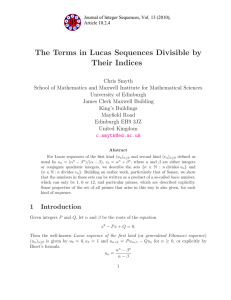 The Terms in Lucas Sequences Divisible by Their Indices