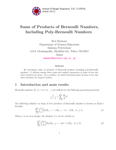 Sums of Products of Bernoulli Numbers, Including Poly-Bernoulli Numbers