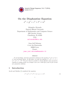 On the Diophantine Equation x + y + z