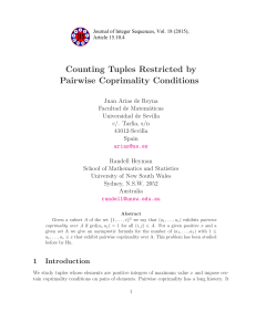 Counting Tuples Restricted by Pairwise Coprimality Conditions