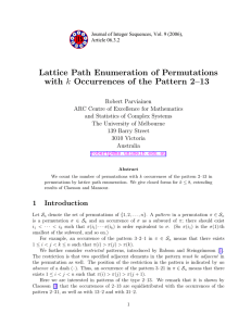 Lattice Path Enumeration of Permutations