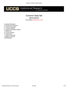 Common Data Set 2014-2015