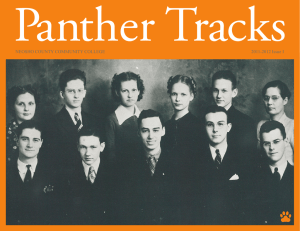 Panther Tracks NEOSHO COUNTY COMMUNITY COLLEGE 2011-2012 Issue I
