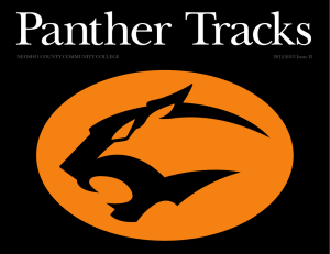 Panther Tracks NEOSHO COUNTY COMMUNITY COLLEGE 2012-2013 Issue II
