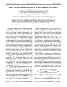 Linear and Time-Dependent Behavior of the Gyrotron Backward-Wave Oscillator