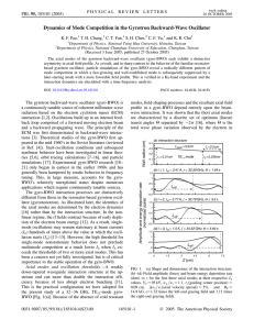 Dynamics of Mode Competition in the Gyrotron Backward-Wave Oscillator