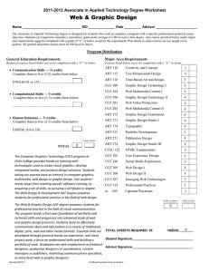 Web 	*UDSKLF'HVLJQ 11-2012 Associate in Applied Technology Degree Worksheet 20