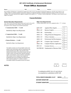 )URQW2IILFH$VVLVWDQW 11-2012 Certificate of Achievement Worksheet 20