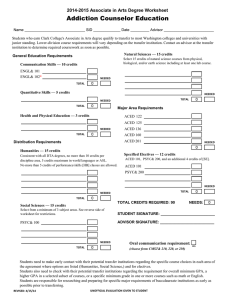 $GGLFWLRQ&amp;RXQVHORU(GXFation 201-201 Associate in Arts Degree Worksheet