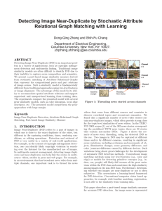 Detecting Image Near-Duplicate by Stochastic Attribute Relational Graph Matching with Learning
