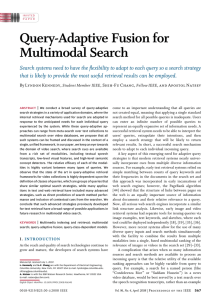 Query-Adaptive Fusion for Multimodal Search