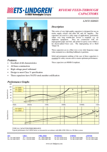 RFI/EMI FEED-THROUGH CAPACITORS  Description