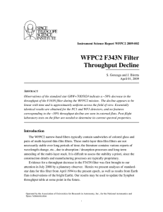 WFPC2 F343N Filter Throughput Decline