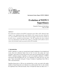 Evolution of WFPC2 Superbiases