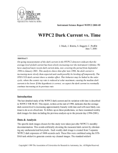 WFPC2 Dark Current vs. Time