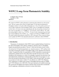 WFPC2 Long-Term Photometric Stability