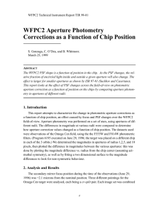 WFPC2 Aperture Photometry Corrections as a Function of Chip Position