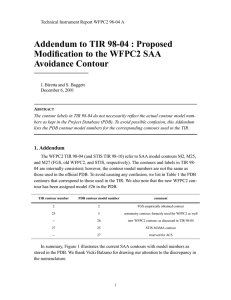 Addendum to TIR 98-04 : Proposed Modification to the WFPC2 SAA