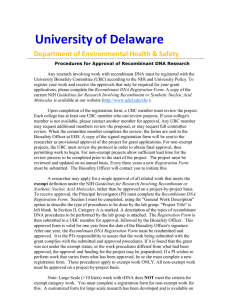 University of Delaware   Department of Environmental Health &amp; Safety