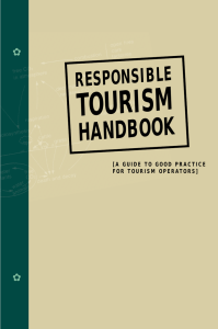 TOURISM HANDBOOK RESPONSIBLE ✿