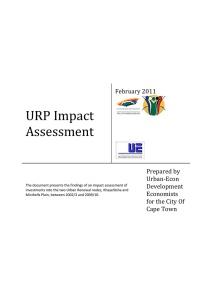 URP Impact Assessment February 2011