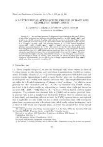 A 2-CATEGORICAL APPROACH TO CHANGE OF BASE AND GEOMETRIC MORPHISMS II