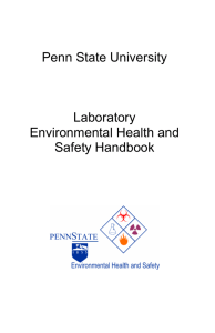 Penn State University  Laboratory Environmental Health and