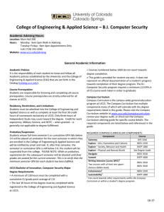 College of Engineering &amp; Applied Science – B.I. Computer Security