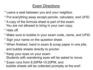 Exam Directions