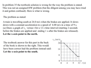 In problem 35 the textbook solution is wrong for the... This was not an assigned HW problem (but the diligent...