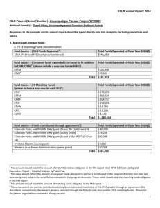 CFLR Project (Name/Number): Uncompahgre Plateau Project/CFLR003